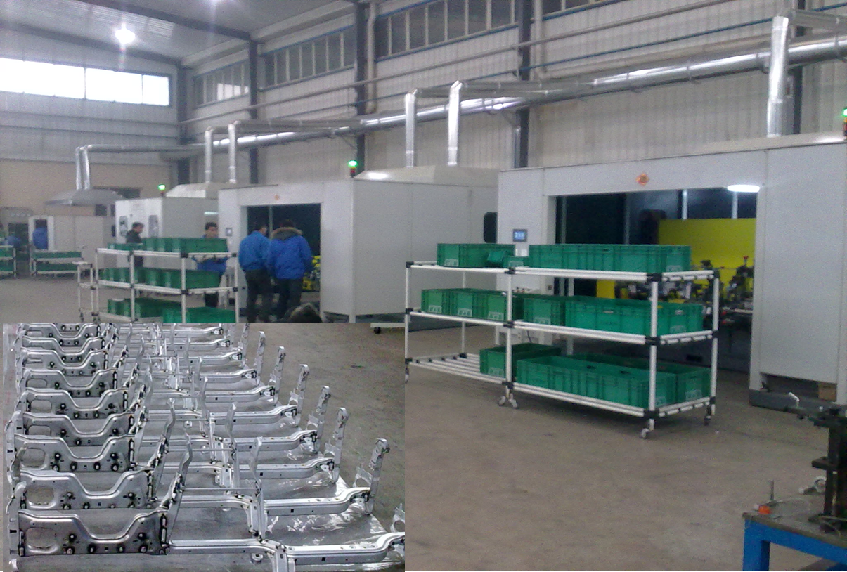 仪表板骨架机器人焊接工作站